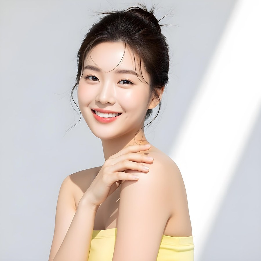 노란 상의 인물