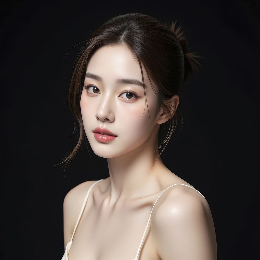 검정 배경 인물